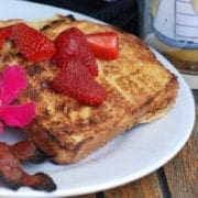 Grilled Coconut Rum French Toast