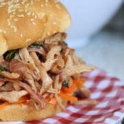 Smoky Thai Pulled Chicken Sandwiches