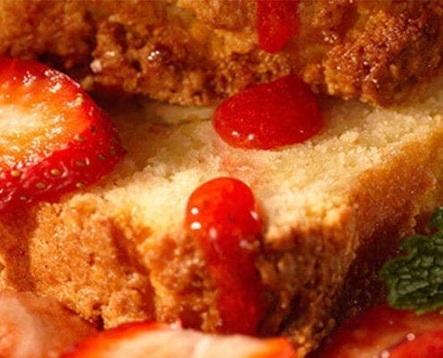 Strawberry Pound Cake