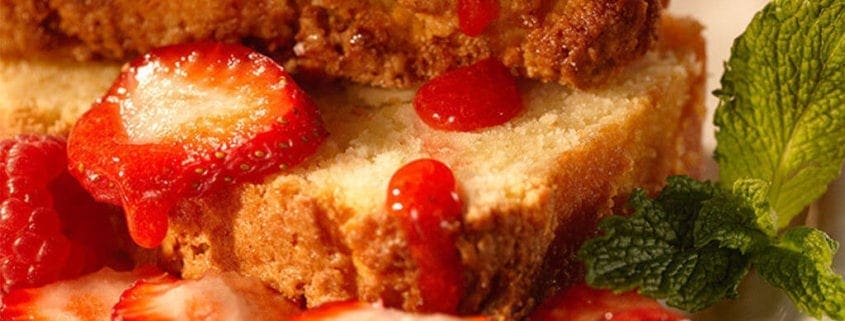 Strawberry Pound Cake