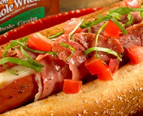 Prosciutto Wrapped Cheese Dogs