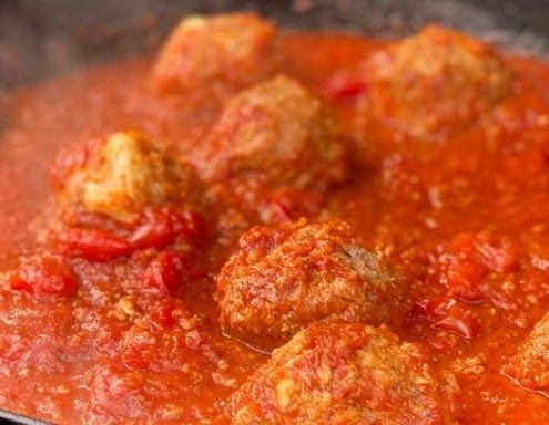 Italian Spaghetti Sauce and Meatballs