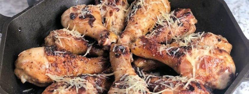 Grillin' Garry's Garlic Parmesan Chicken Legs