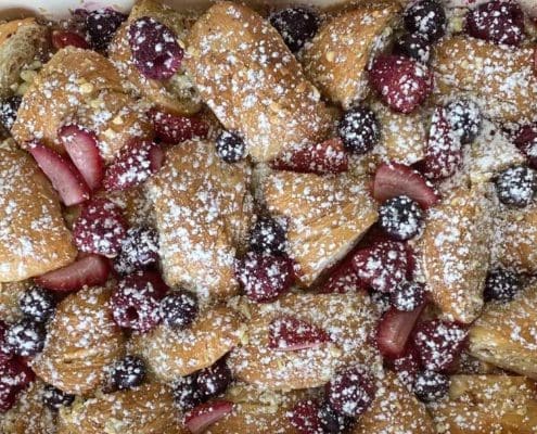 A Very Berry Croissant Breakfast Bake