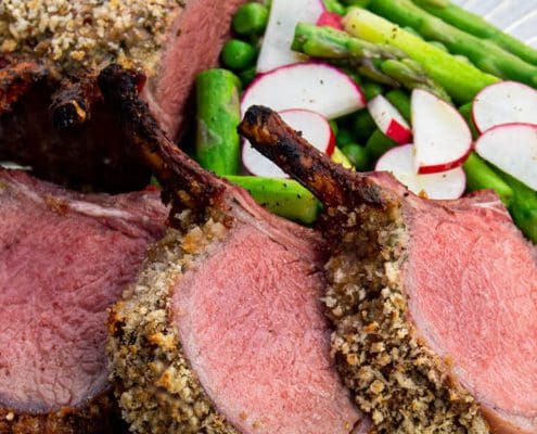 Mustard Crusted Rack of Lamb