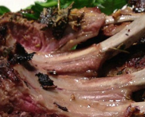 Lamb with Mint Sauce