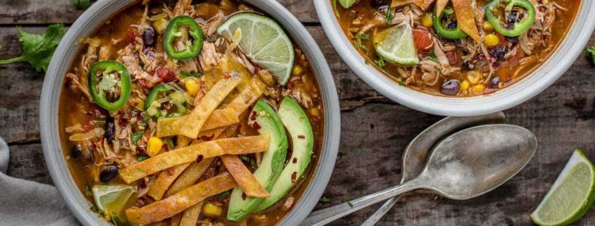 Smoked Chicken Tortilla Soup