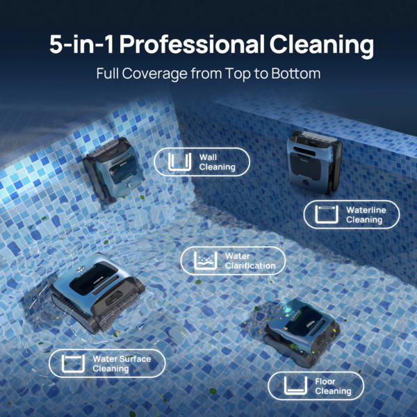 BeatBot A100 Pro – 5-in-1 Premium Robotic Pool Cleaner - Image 2