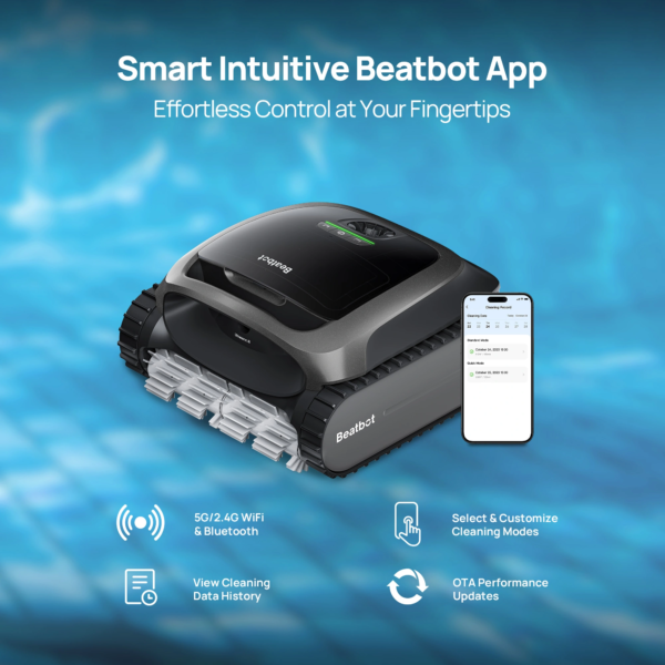 BeatBot A100 – Cordless Robotic Pool Cleaner - Image 3
