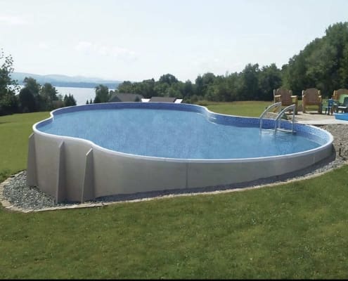 Smart Design Ideas for Semi-Inground Pools in Small or Sloped Backyards